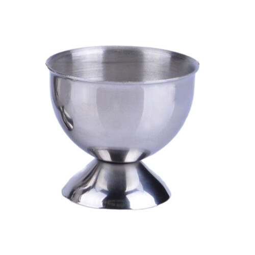 Stainless Steel Eggs Cup for Soft Boiled Eggs Easy to-Silver