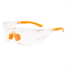 Shatterproof PC Protective Glasses Safety-White slices and ora