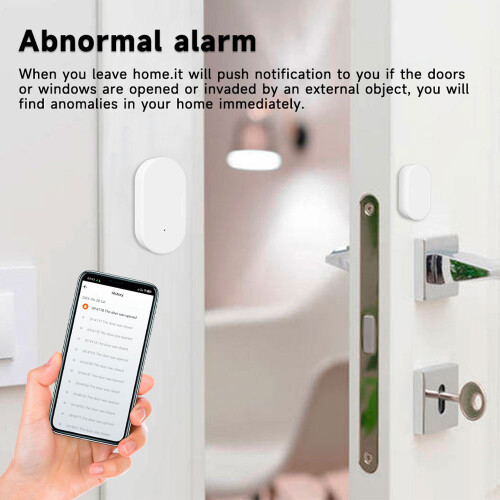 Wireless Zigbee2MQTT 3.0 Door Window Sensor Smart Home Alarm Contact Sensor for Home Security 2