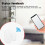 Wireless Zigbee2MQTT 3.0 Door Window Sensor Smart Home Alarm Contact Sensor for Home Security 4