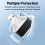 USB-adapter 3-poorts USB-extender Snel opladen Meerdere-Blauw 8