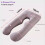 Pregnancy Pillow U Shaped Maternity Pillow Support Back Hips Legs Belly Sleeping 2