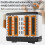 Black Toaster - 4 Slice - Variable Browning - Defrost - Reheat - Extra Wide Slot 7