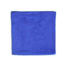 Blue Microfiber Cleaning Cloth 11.8 x 11.8 Inch Lint-Free