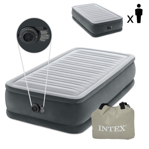 Single Air Mattress with Pump, 191x99 cm 1