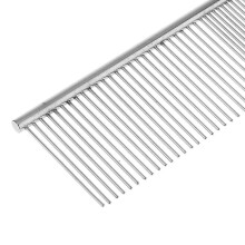 Pet Hair Flea Comb Stainless Pin Dog Dual Density Grooming Clean Brush-XL
