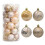 24Pcs 1.5 Inch Mini Christmas Balls Beige 1