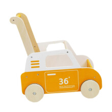 Wooden Baby Push Cart Baby Push Along Walking Toy for Boys Girls Newborn