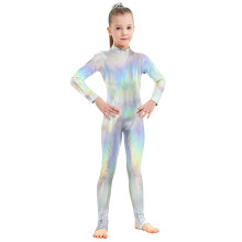 Kids Slimming Tunic Bodycon Coverall with Sequins Long