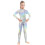 Kids Slimming Tunic Bodycon Coverall with Sequins Long 1