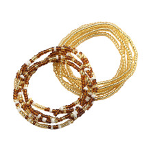 Elastic Waist Bead Chain African Bohemian Belly Chain for