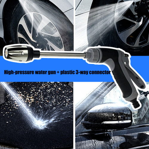 Multifunction Car Wash Sprays Tool with Flexible Hose 3 Adapters 1