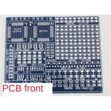 5X Scheda Pratica di Saldatura Componenti SMD Kit DIY Scheda di Formazione per Abilità Pratica Set di Transistor LED
