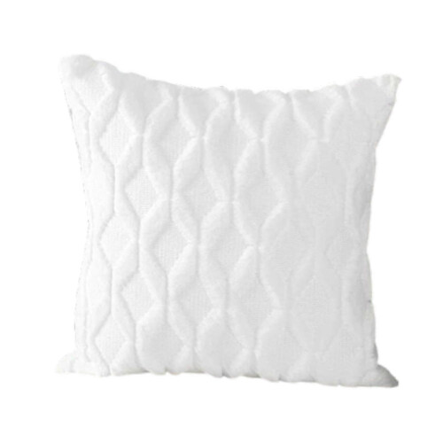 Pillow Cover White 45 Cmx45 cm Pillowcase Cushion Cover for Office Car Decor