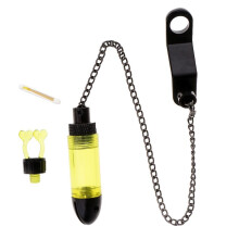 Carp Coarse Fishing Bite Alarm Hanger Tensioner Chain Indicator Yellow