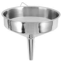 Stainless Steel Car Funnel 18 x 18 x 15.5 cm Silver