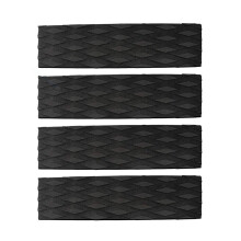 4 Stück Surfing Front Traction AntiSlip Pad für Surfen,-Schwarz