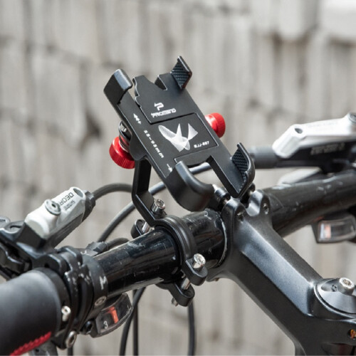 Solid Aluminum Alloy Bike Phone Mount 360 Adjustable Anti-Vibration Navigation Bracket 1