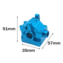 2x1/10 RC Gear Case Cover for JLB Racing CHEETAH Model Trucks DIY Accs Blue