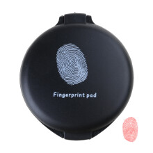 Fingerabdruck-Stempelkissen, Fingerabdruck-Stempelkissen,-Rot