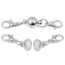 8x5 Set Jewelry Findings Magnetic Lobster Clasps DIY Necklace Bracelet 35x6mm