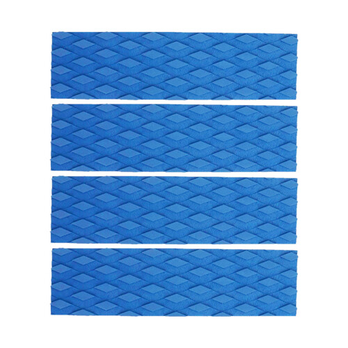 4 Stück Schaumstoff-Surfbrett-Deck-Traktionspad,-Blau