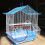Vogelfutterstation mit Sitzstange,-Weiß 8