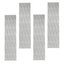 4 Stück Surfing Front Traction AntiSlip Pad Surfboard-Hellgrau