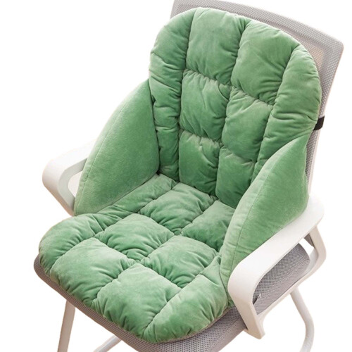 Chair Cushion Thickened Textured Green 20" x 18" 1