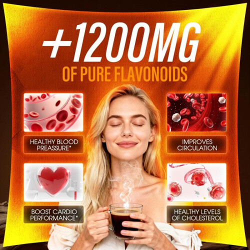 High Flavanol Black Forest Supplement Cacao Flavonoid Solid Drink Antioxidant 60 Count 1