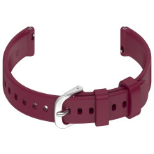 Bracelet de montre à dégagement rapide, bande Flexible,-Bordeaux