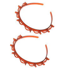 Bandeaux torsadés élégants pour femmes, avec Clip,-Café