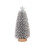 Silver Christmas Tree Desktop Decoration Plastic 21x8x8 cm 1