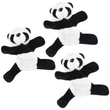 Panda Bag Locker Magnets for Fridge Travel Child 3 Pcs
