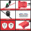 Power Wheel Adapter Kit for Milwaukee 18V Battery 3-Pack 3
