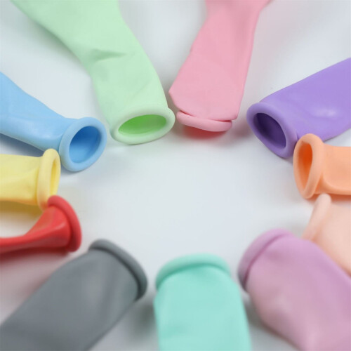 Matte Macaron Balloons 5 Inch 100 Pack Assorted Colors 2
