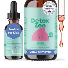 Detox zee Drops Vitamin D3+B12 Natural Zeolite Drops for Kids 30ml Detox Cleanse