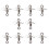 Accessoires de Spinnerbait en acier inoxydable, hélice-Argent S 1