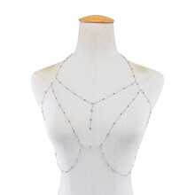 Copper Body Chain for Women with Sequins