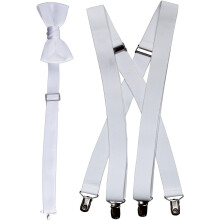 Bow Tie and Suspender Set Multiple Sizes Colors