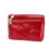 Leather Mini Wallet with Zipper and Keychain 1