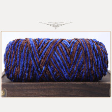 Chenille Crochet Yarn Soft Braided 100g