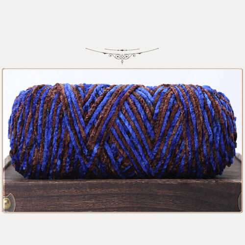 Chenille Crochet Yarn Soft Braided 100g