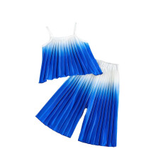 Girls Summer 2-Piece Outfit Blue Ombre Camisole and