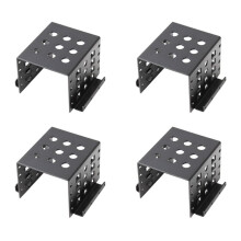 4X 4-Bay 3.5 Inch to 2.5 Inch Hard Drive Caddy Internal Mounting Adapter Bracket Aluminum Alloy Mobile Holder