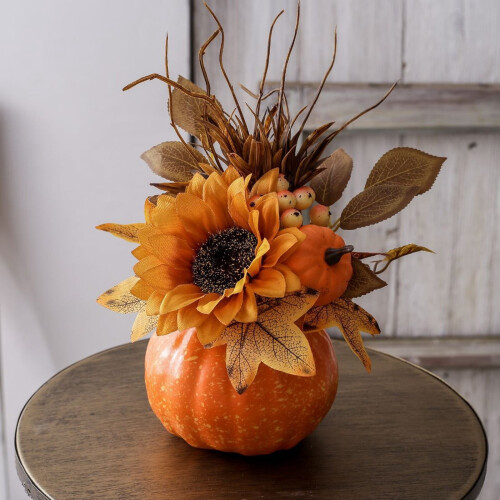Halloween Pumpkin Decor Foam Jack-O-Lantern 12cm