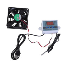 Thermostat réglable 80 mm, ventilateur de-Un seul ventilateur