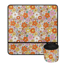 Daisy Flower Sewing Machine Mat Small Cylinder Design 1