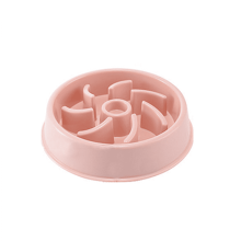 BPA-Free Slow Feeder Dog Bowl Pink Large Medium Puppy