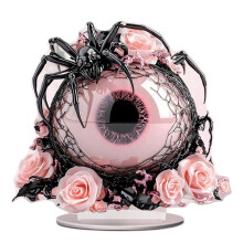 Gothic tabletop centerpiece acrylic Halloween decor